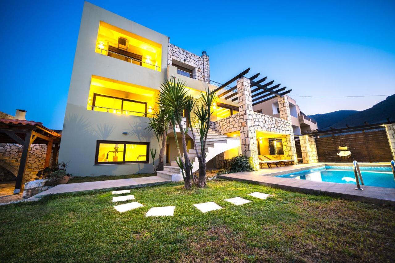 Villa Majestic Crete Heated Pool And Sauna Megala Chorafia Екстериор снимка