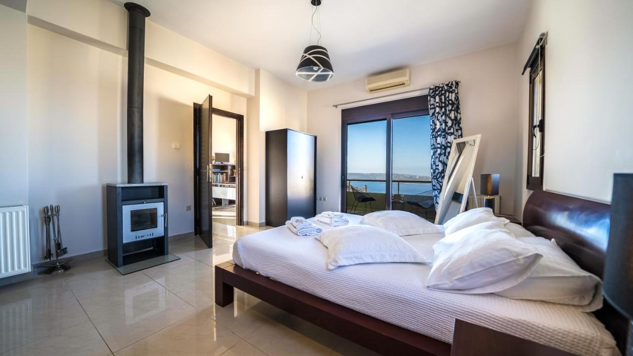 Villa Majestic Crete Heated Pool And Sauna Megala Chorafia Екстериор снимка