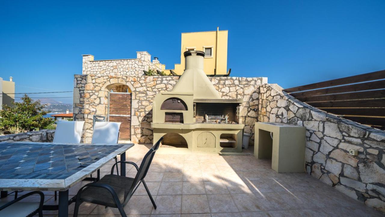 Villa Majestic Crete Heated Pool And Sauna Megala Chorafia Екстериор снимка