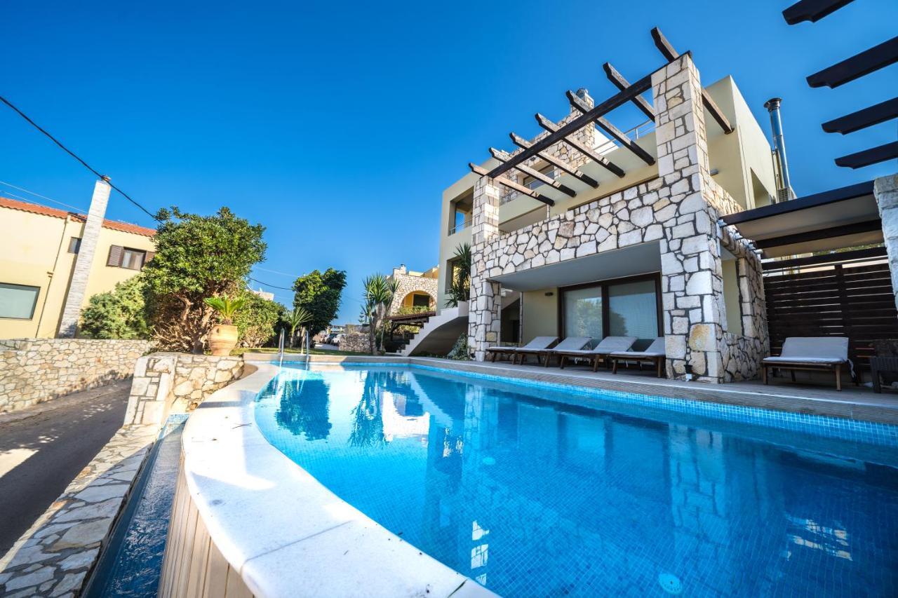 Villa Majestic Crete Heated Pool And Sauna Megala Chorafia Екстериор снимка